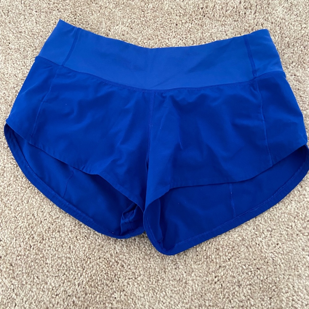 Lululemon Blue Speed Up Short